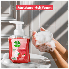 Dettol Strawberry Fragrance Foaming Handwash Pump 250ml And Refill 200ml