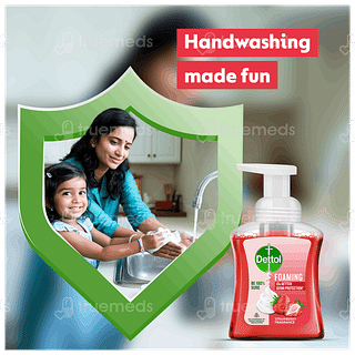Dettol Strawberry Fragrance Foaming Handwash Pump 250ml And Refill 200ml