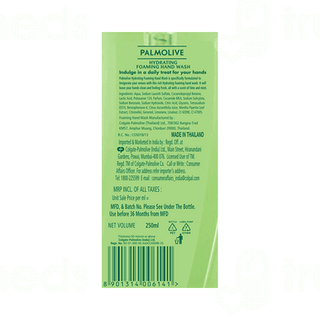Palmolive Hydrating Lime & Mint Foaming Hand Wash 250ml