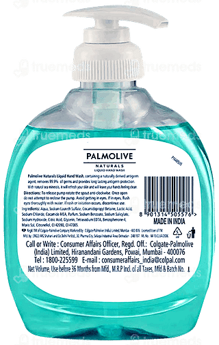 Palmolive Naturals Deep Cleansing Sea Minerals Liquid Hand Wash 250ml