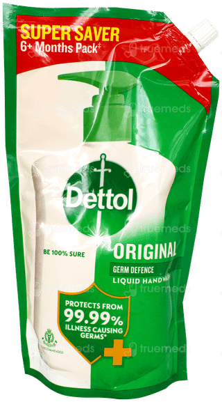Dettol Original Germ Defence Liquid Handwash Refill 650Ml