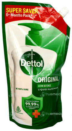 Dettol Original Germ Defence Refill Liquid Handwash 650ml Dettol Original Germ Defence Refill Liquid Handwash 650ml