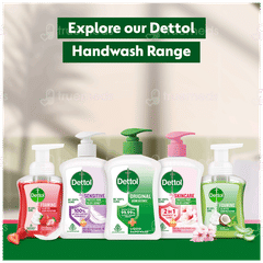 Dettol Skincare Liquid Hand Wash 200ml With Sensitive Liquid Refill 175ml Free