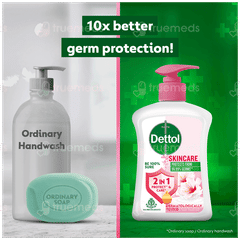 Dettol Skincare Liquid Hand Wash 200ml With Sensitive Liquid Refill 175ml Free