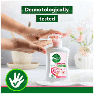 Dettol Skincare Liquid Hand Wash 200ml With Sensitive Liquid Refill 175ml Free