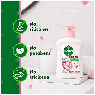 Dettol Skincare Liquid Hand Wash 200ml With Sensitive Liquid Refill 175ml Free
