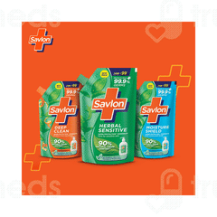 Savlon Herbal Sensitive Germ Protection Liquid Handwash 650ml