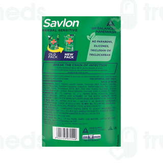 Savlon Herbal Sensitive Germ Protection Liquid Handwash 650ml