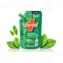 Savlon Herbal Sensitive Germ Protection Liquid Handwash 650ml