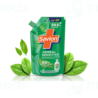 Savlon Herbal Sensitive Germ Protection Liquid Handwash 650ml