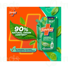 Savlon Herbal Sensitive Germ Protection Liquid Handwash 650ml