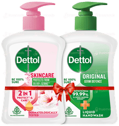 Dettol Original 210ml With Skincare 210ml Combopack Refill Liquid Handwash Dettol Original 210ml With Skincare 210ml Combopack Refill Liquid Handwash