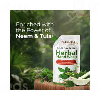 Patanjali Anti Bacterial Herbal Hand Wash 750Ml