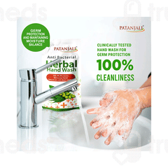 Patanjali Anti Bacterial Herbal Hand Wash 750Ml
