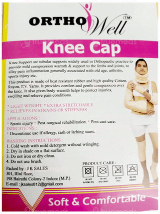 Ortho Well Knee Cap Medium Pair 1