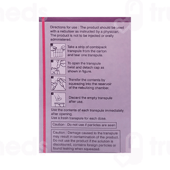 Salbair I Neb 1.25 2.5ml Pack Of 5 Transpules Salbair I Neb 1.25 2.5ml Pack Of 5 Transpules