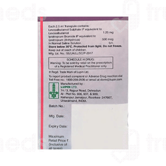 Salbair I Neb 1.25 2.5ml Pack Of 5 Transpules Salbair I Neb 1.25 2.5ml Pack Of 5 Transpules
