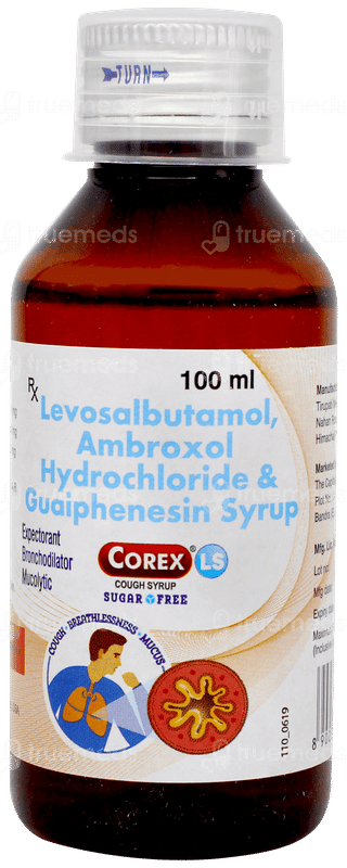 Corex Ls Sugar Free Syrup 100ml