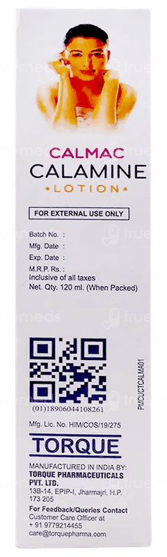 Calmac Calamine Lotion 120ml