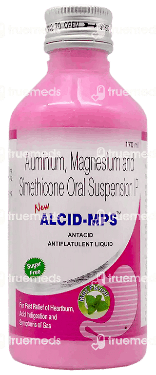 New Alcid Mps Mint Flavour Sugar Free Liquid 170ml