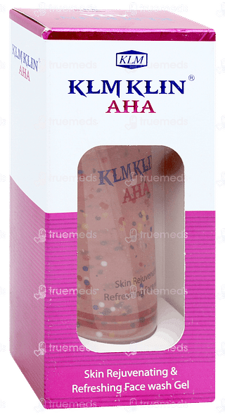 Klm Klin Aha Face Wash Gel 100ml