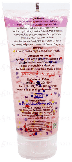 Klm Klin Aha Face Wash Gel 100ml