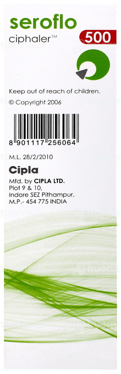 Seroflo 500 Ciphaler 60 Doses