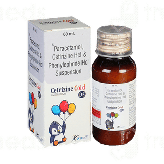 Cetrizine Cold Ds Suspension 60ml