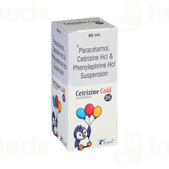 Cetrizine Cold Ds Suspension 60ml