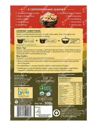 Organic India Quinoa 50 GM