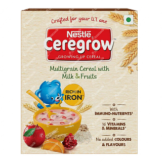 Nestle Ceregrow Multigrain Cereal With Milk & Fruits Powder 300gm