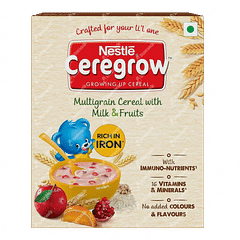 Nestle Ceregrow Multigrain Cereal With Milk And Fruits 300gm