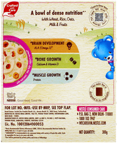 Nestle Ceregrow Multigrain Cereal With Milk & Fruits Powder 300Gm