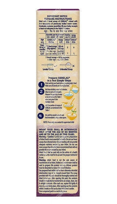 Nestle Cerelac 5 Grains & Fruits From 18 To 24 Months Baby Cereal  300gm