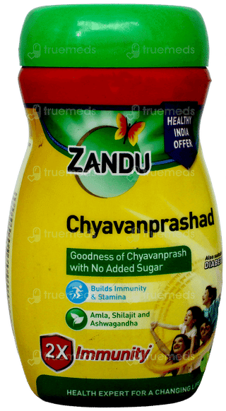 Zandu Chyavanprashad 2X Immunity No Added Sugar 450Gm
