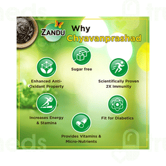 Zandu Chyavanprashad No Added Sugar 450gm