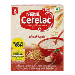 Nestle Cerelac Baby Stage 1 Wheat Apple 300 GM