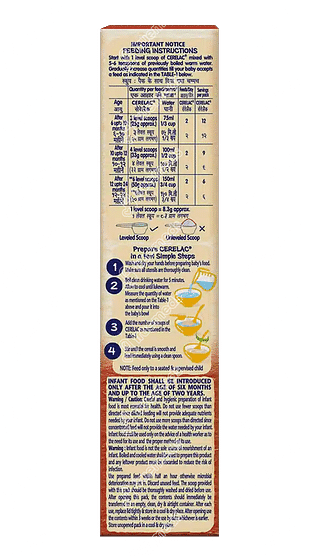 Nestle Cerelac Wheat Apple From 6 To 24 Months Baby Cereal 300gm