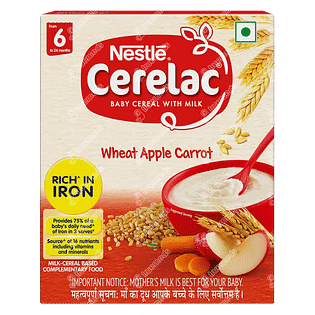Nestle Cerelac Baby Stage 1  Wheat Apple Carrot 300 GM
