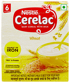 NESTLE CERELAC WHEAT FROM 6 TO 24 MONTHS BABY CEREAL 300GM