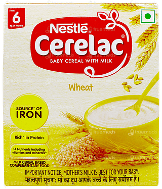 Nestle Cerelac Wheat From 6 To 24 Months Baby Cereal 300gm