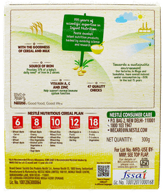 Nestle Cerelac Wheat From 6 To 24 Months Baby Cereal 300gm Nestle Cerelac Wheat From 6 To 24 Months Baby Cereal 300gm