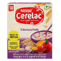 Nestle Cerelac Baby Stage 5 Grains And Fruits 300gm