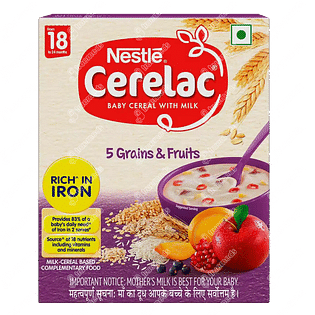 Nestle Cerelac Baby Stage 5 Grains And Fruits 300gm