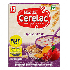 Nestle Cerelac Baby Stage 5 Grains & Fruits 300 GM