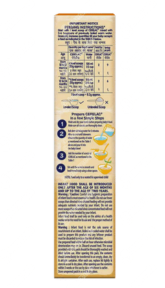 Nestle Cerelac Wheat Honey Dates From 10 To 24 Months Baby Cereal 300gm