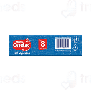 Nestle Cerelac Rice Vegetables From 8 To 24 Months Baby Cereal 300gm
