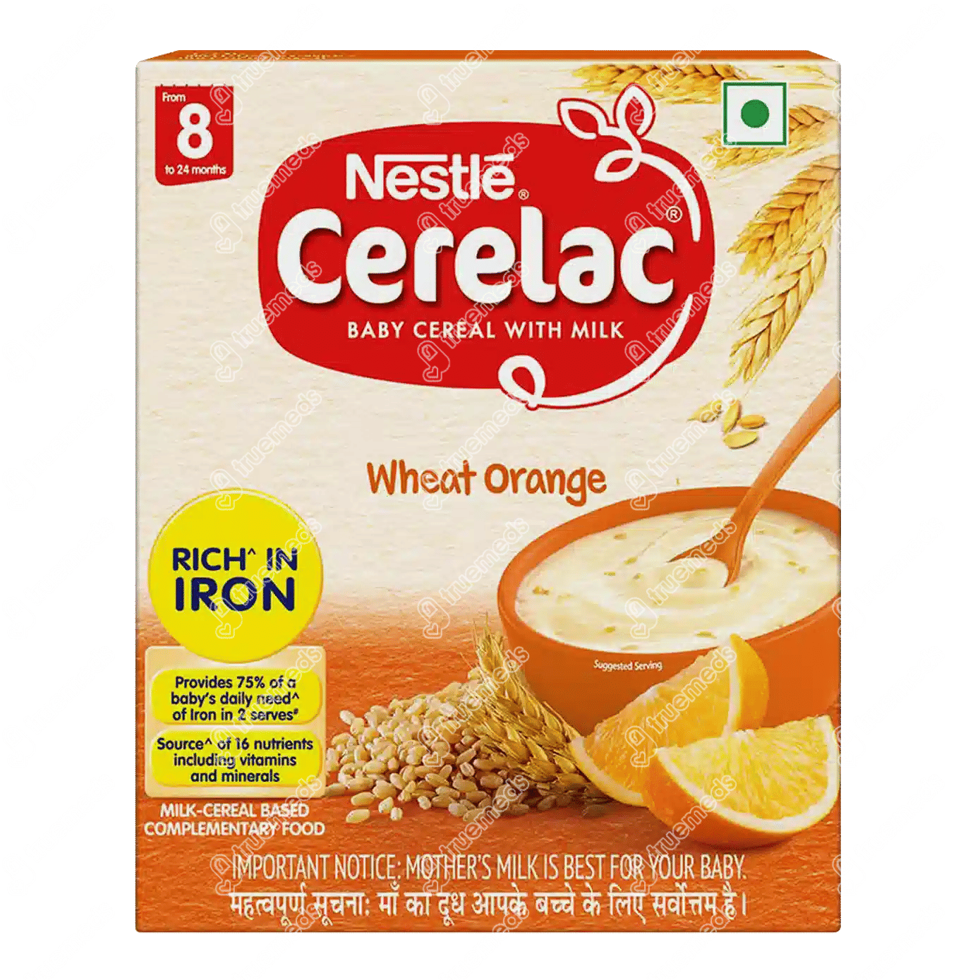 Nestle Cerelac Baby Stage 2 Wheat Orange 300 Gm - Uses, Side Effects