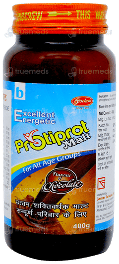 Protiprot Flavour Of Chocolate Malt 400gm