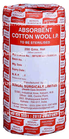 Absorbent Cotton Wool 200 GM
